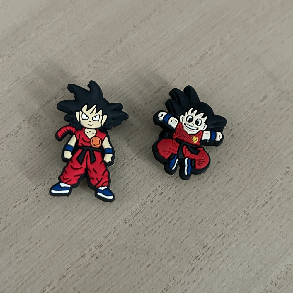 Dragonball Z Croc Charms Set Of 2 Shoe Jewelry Goku Dragon Ball Z